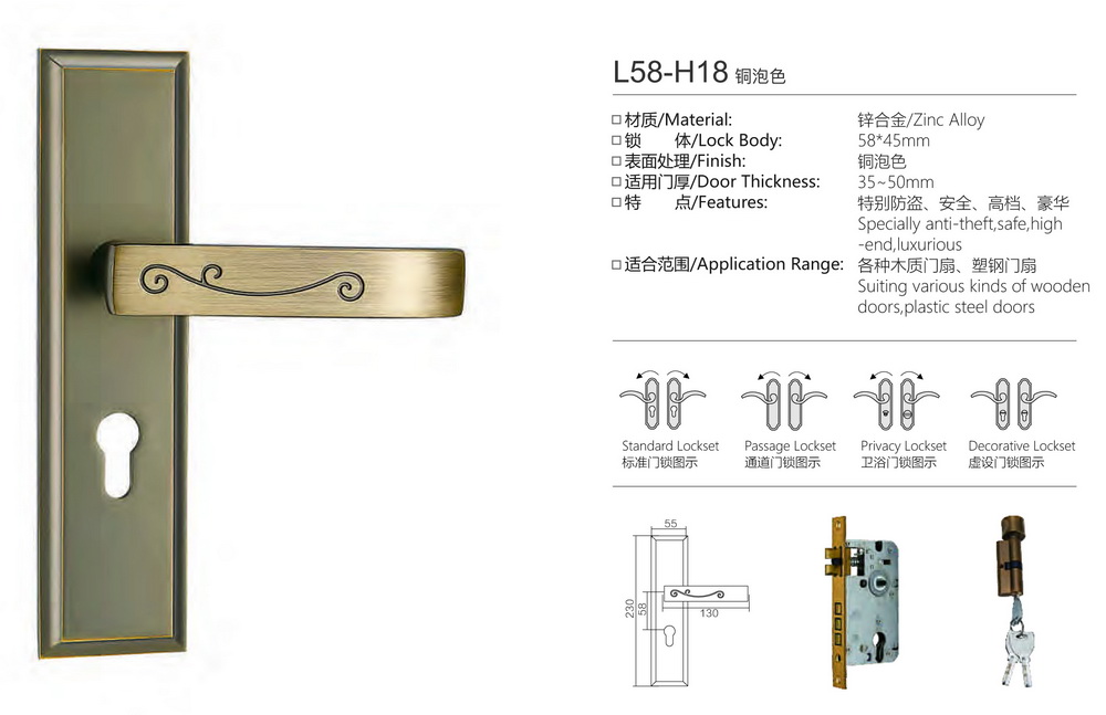 58锌合金欧式系列